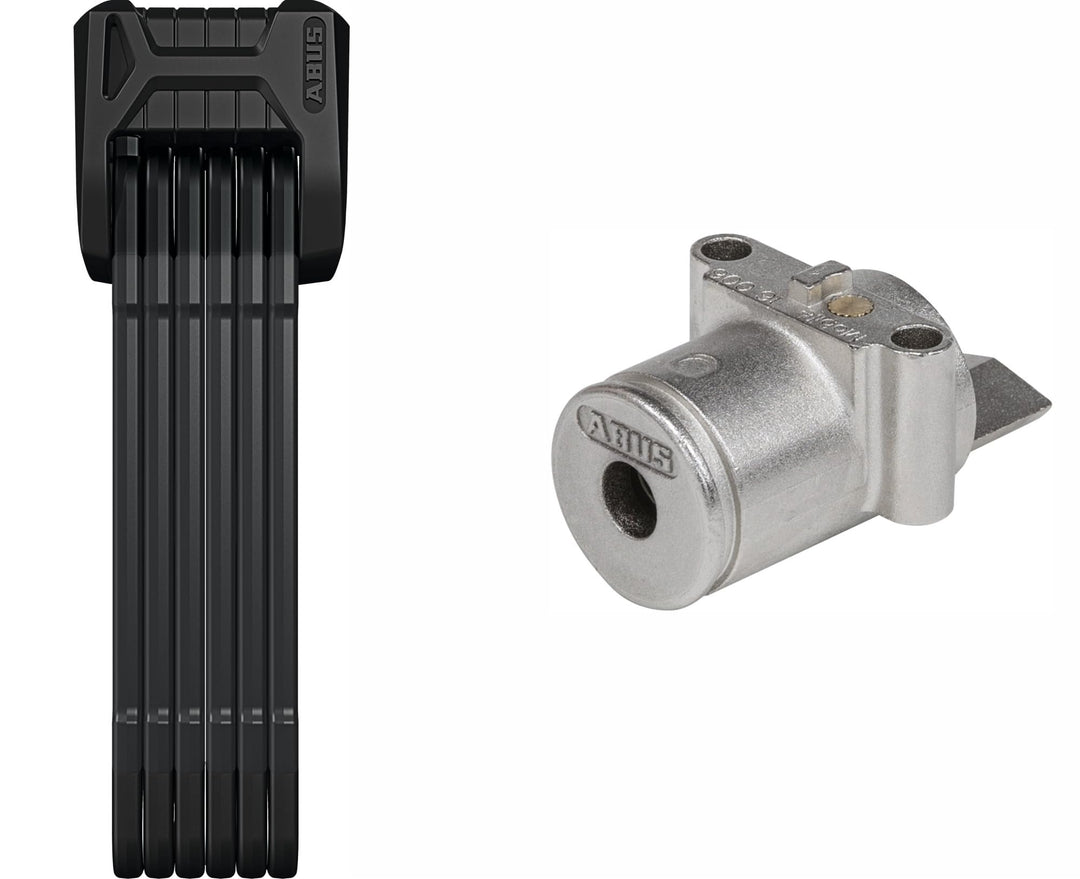ABUS Unisex, Fahrradschloss BORDO™ 6405 + Bosch, Schwarz, one size