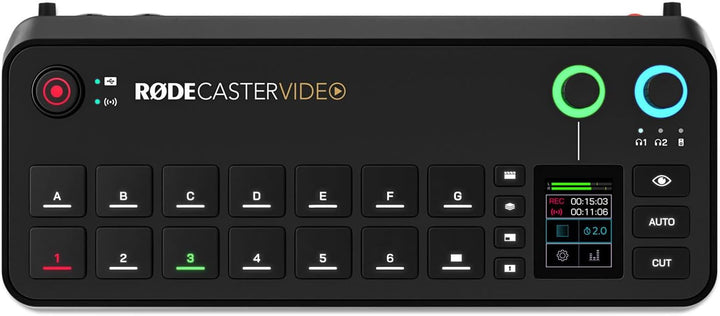 Rode Rodecaster Video Konsole für Audio- und Videoproduktion mit Podmic USB und PSA-1+