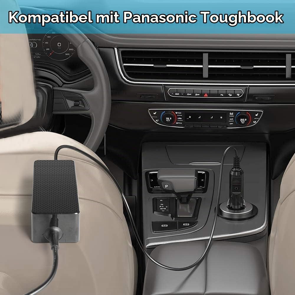 KFD DC 12V-24V KFZ Netzteil Laptop Auto Ladegerät für Panasonic Toughbook CF-31 CF-33 CF-52 CF-53 La