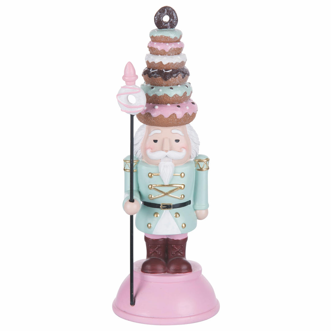 Villa d'Este Home Tivoli Sweet Christmas Polyresin Nussknacker Soldat Donuts Baum