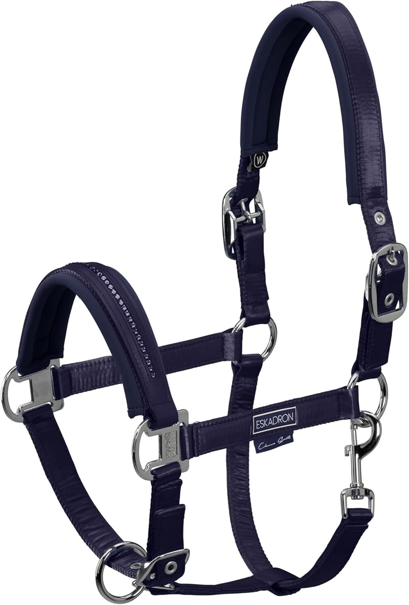 ESKADRON Halfter DOUBLEPIN SATIN CRYSTAL Classic Sports Kollektio