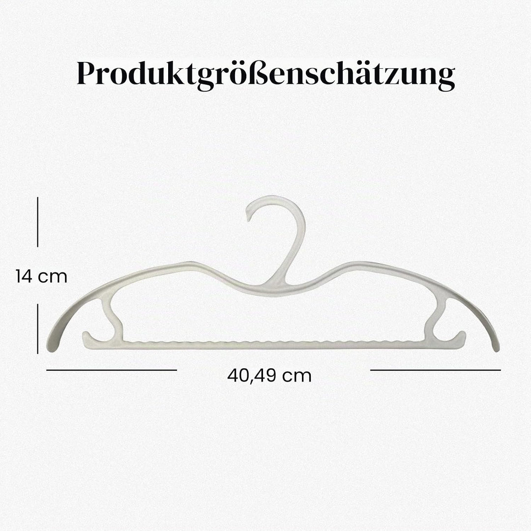 Kleiderbügel Mit Kurzem Hals, Vertikaler Platzsparender Kleiderbügel, 360 Grad Drehbare, rutschfeste