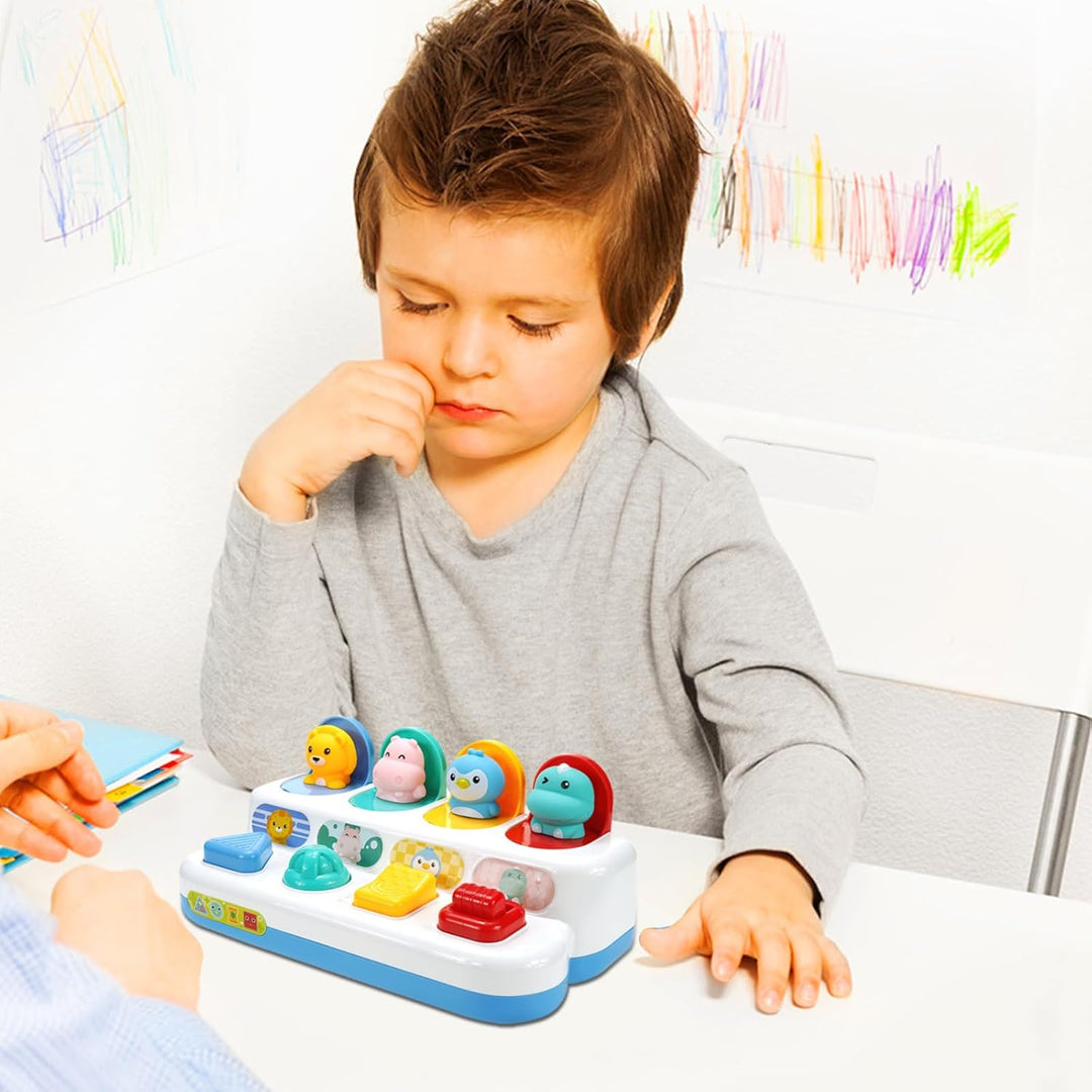 Pop up Baby Spielzeug ab 12 Monate, Montessori Spielzeug ab 1 Jahr Motorikspielzeug ab 6 Monten Früh