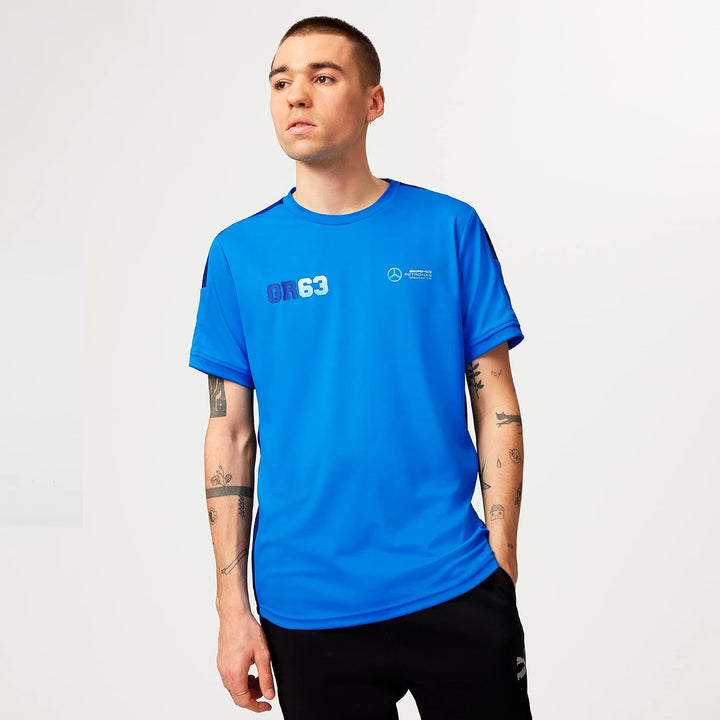 MERCEDES AMG PETRONAS Formula One Team - George Russell Sport-T-Shirt M Blau, M Blau