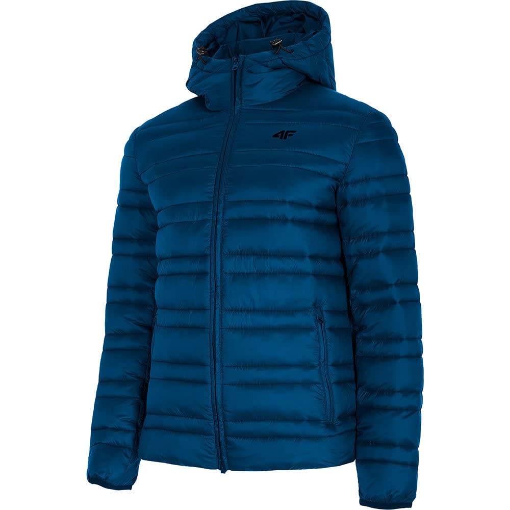 4F Men's H4Z21-KUMP004-30S_M Jacket, Navy, M