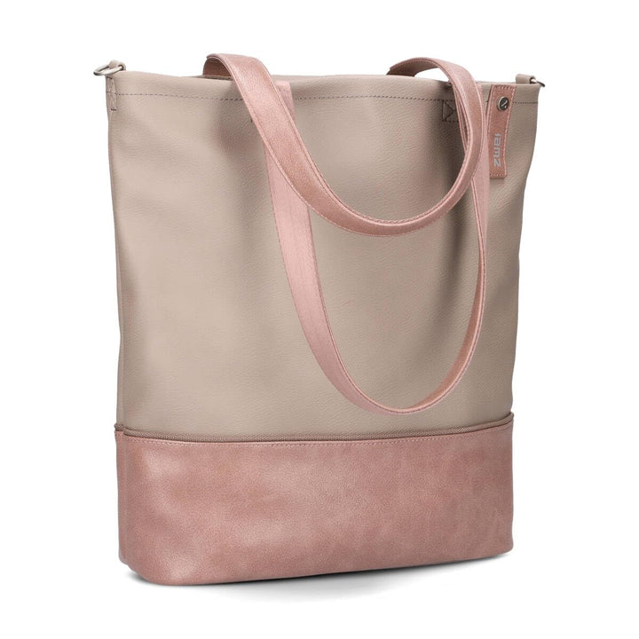 Zwei Handtasche Umhängetasche Shopper J145 Blush, Blush