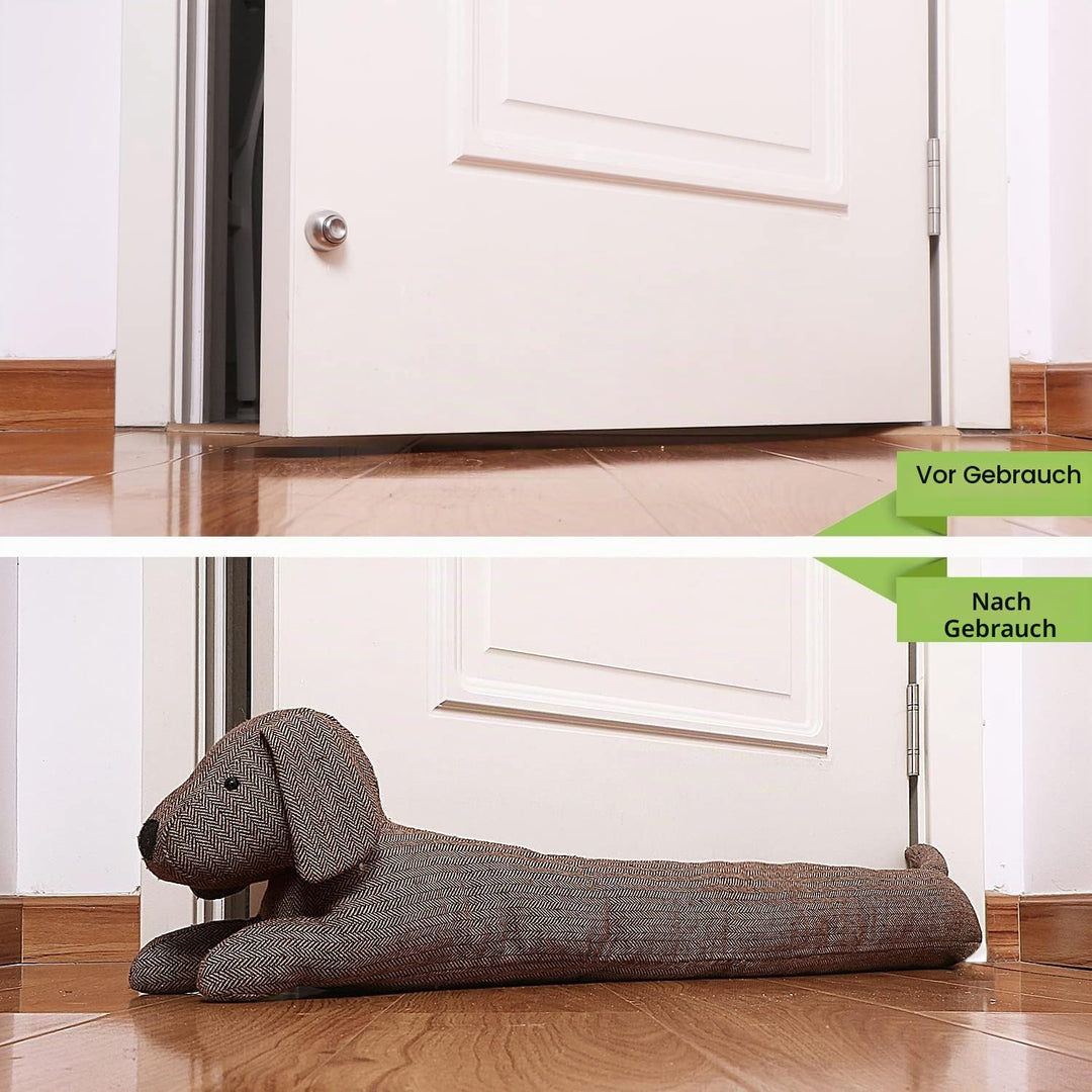 Robuster Zugluftstopper für die Tür, 91,4 cm, 1,4 kg, dekorativer schalldichter Tür-Zugluftblocker,
