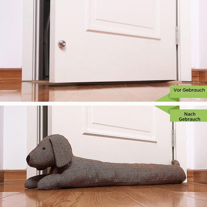 Robuster Zugluftstopper für die Tür, 91,4 cm, 1,4 kg, dekorativer schalldichter Tür-Zugluftblocker,