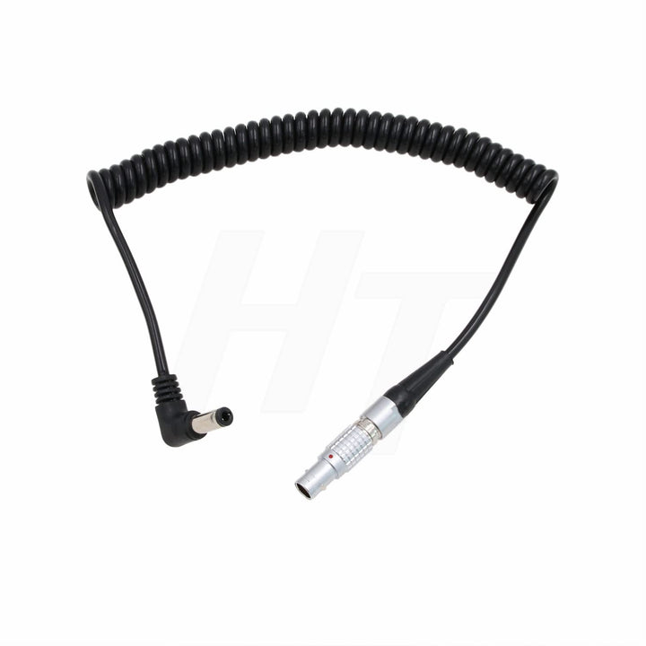 HangTon Follow Focus Motor Spiralkabel Stromkabel DC Barrel auf 6 Pin für DJI RS2 Gimbal Wireless Le
