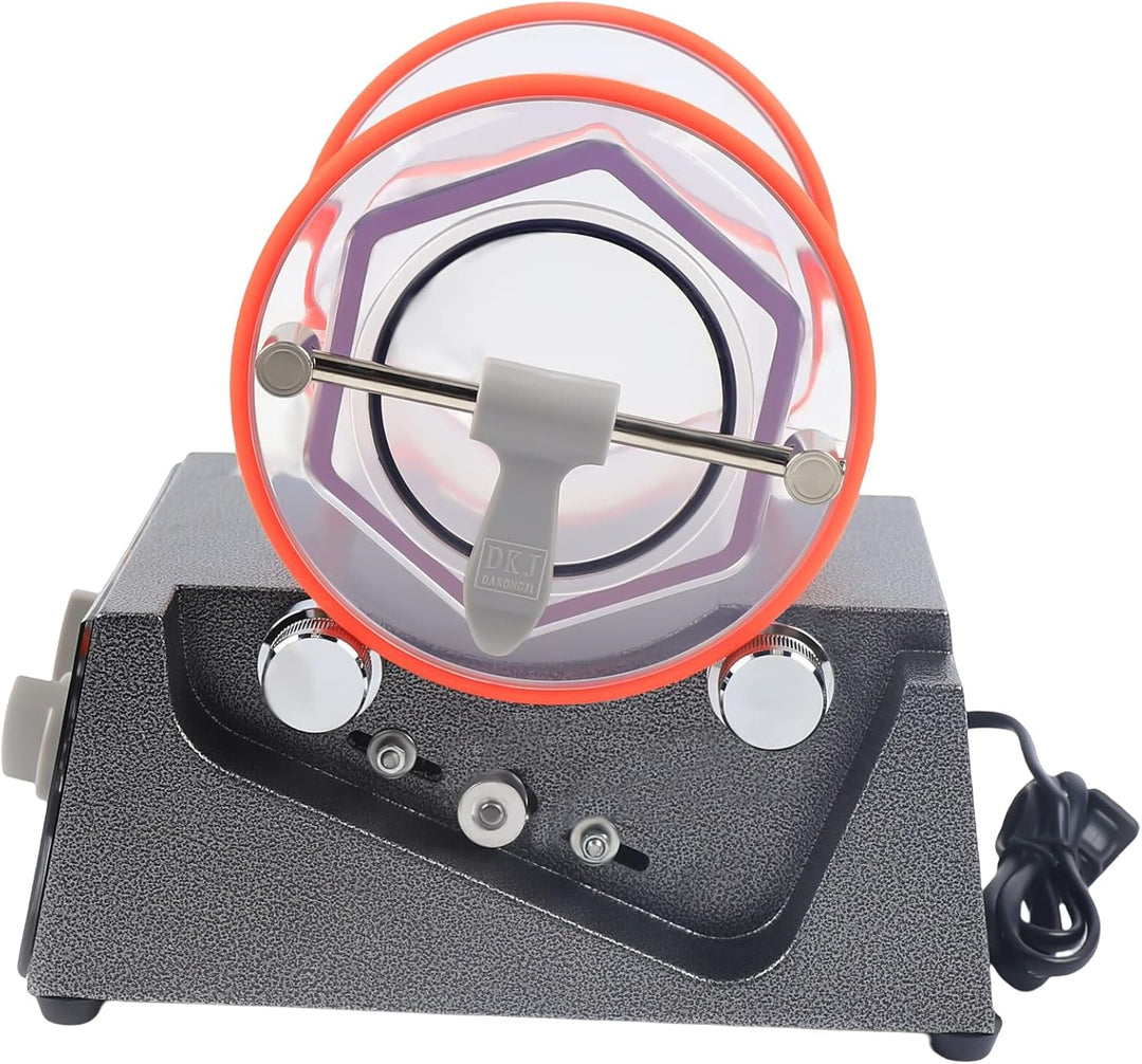 Poliermaschinen Poliertrommel, 60W Schmuck Poliermaschine, Rotationspolierer Poliermaschine, Schmuck