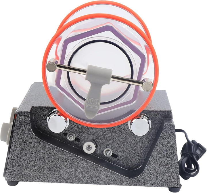 Poliermaschinen Poliertrommel, 60W Schmuck Poliermaschine, Rotationspolierer Poliermaschine, Schmuck