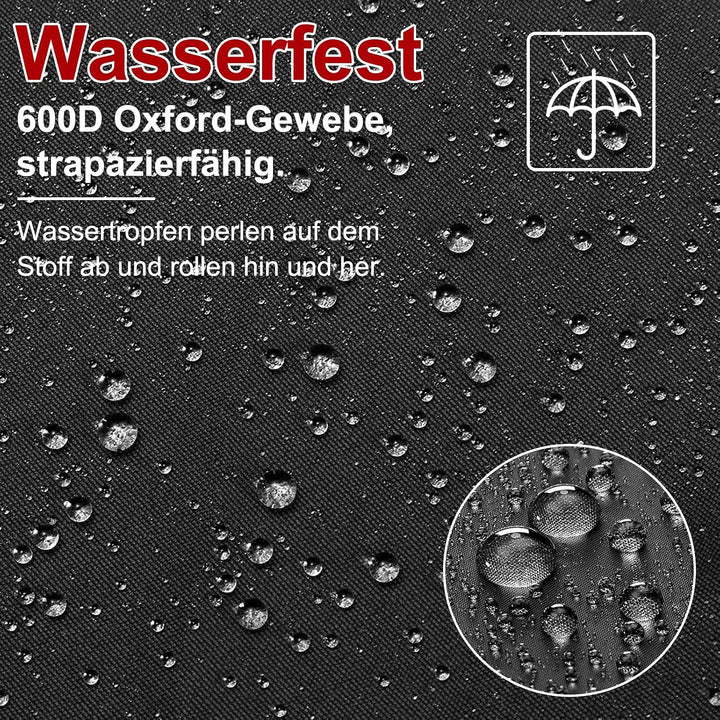 Pizzaofen Abdeckung für Cozze 90437 17" Gas Pizza Ofen 62x62x28cm | 600D Oxford Tuch Abdeckung wasse