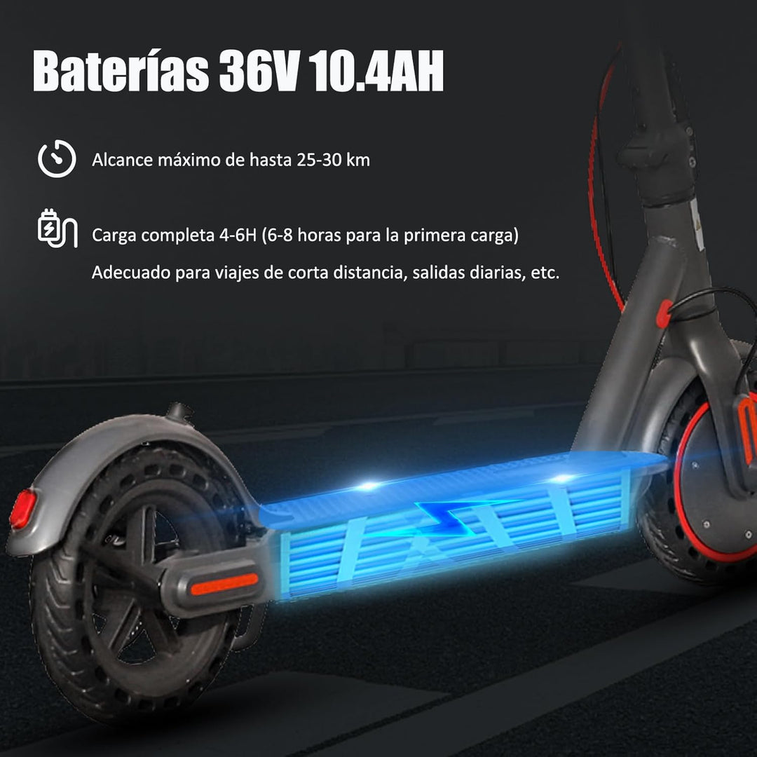 PLAYBIK E-Scooter 8.5 Zoll Elektroroller für Erwachsene mit App-Funktion, Faltbarer e Roller, 20-30k