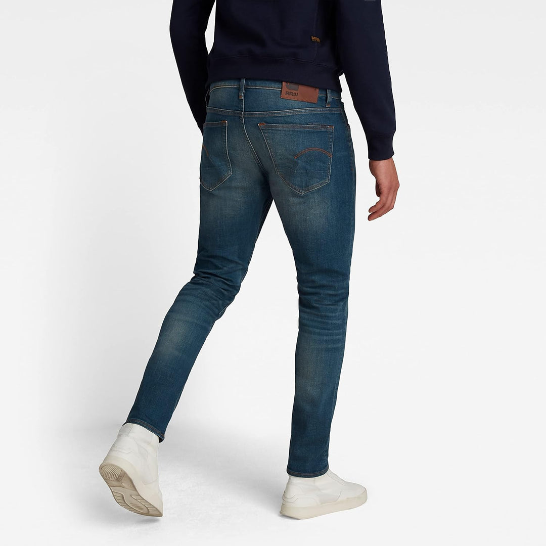 G-Star Herren 3301 Slim Jeans 27W / 30L Blau (Medium Aged 51001-9118-071), 27W / 30L Blau (Medium Ag