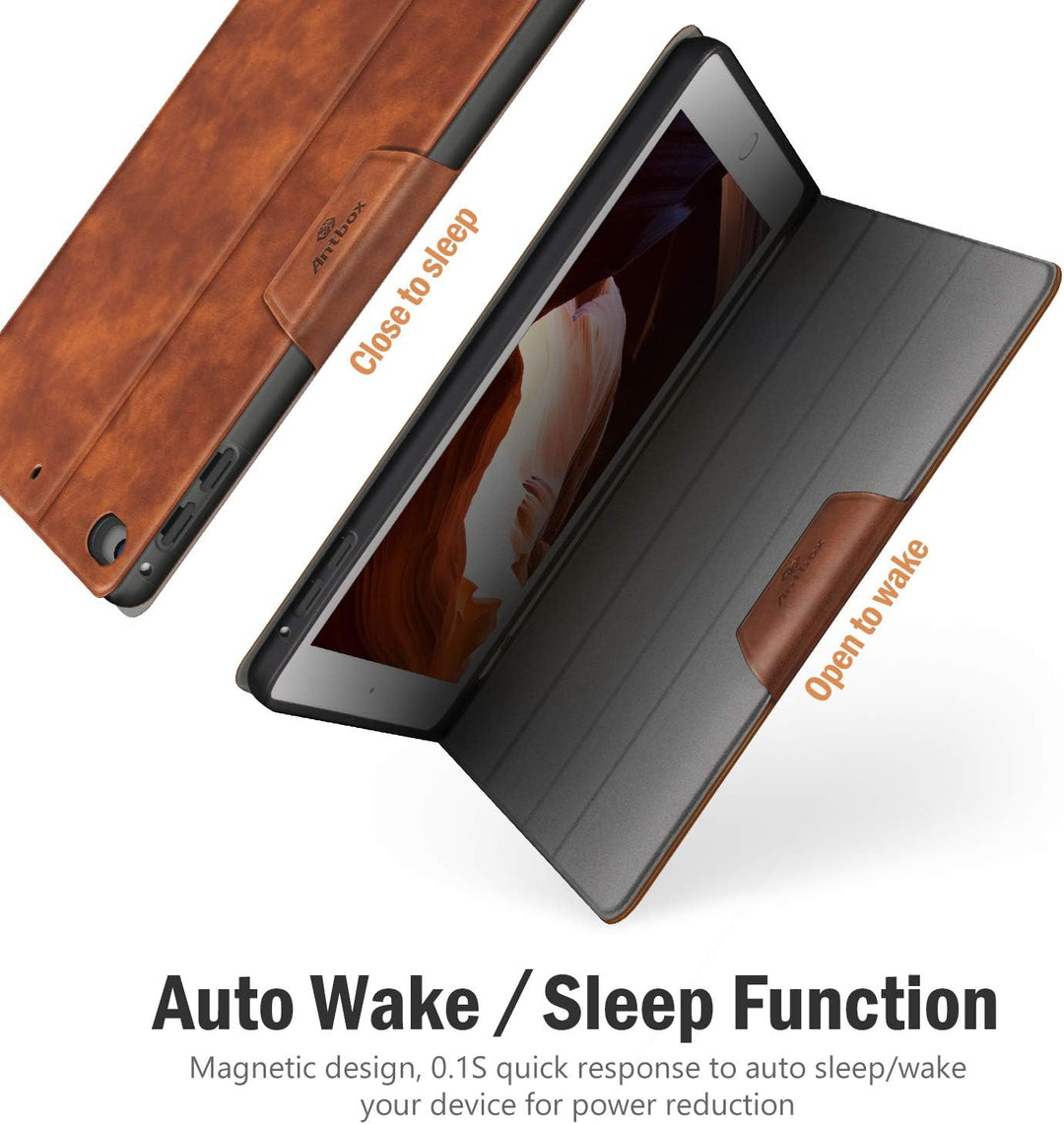 Antbox Hülle für iPad mini 5 2019 7.9 Zoll/iPad mini 4 mit Pencil Halter Auto Schlaf/Wach Funktion P
