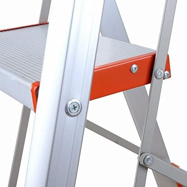 Leiter aus Aluminium, faltbar, 4 Stufen, Haushalts-Treppe
