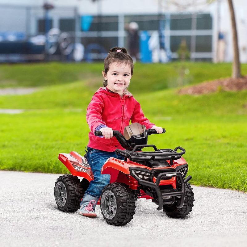 HOMCOM Mini Elektro-Quad Kinder Elektro ATV Kinderfahrzeug Elektroquad für 18-36 Monate Kinder Metal