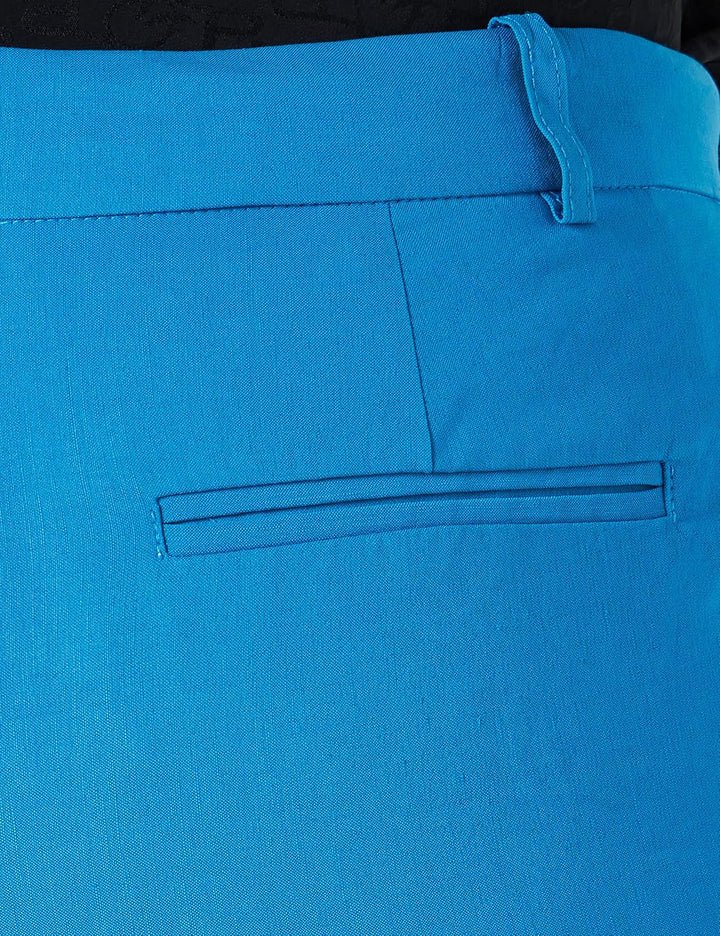 Pinko Damen Bello Pantalone Lino Stretch Hose 38 Blu Direttorio, 38 Blu Direttorio