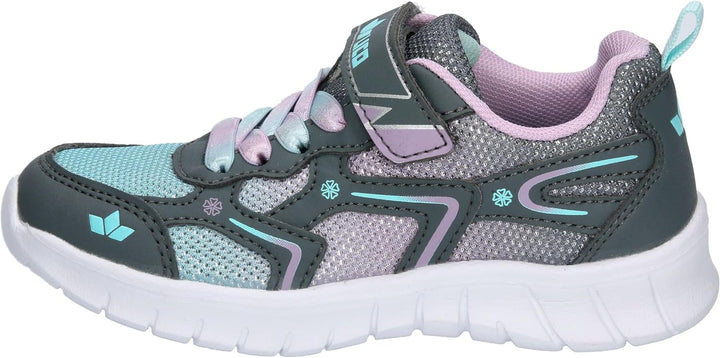 Lico Mädchen Alenia Vs Sneaker 21 EU Grau Türkis Lila, 21 EU Grau T&#xFC;rkis Lila