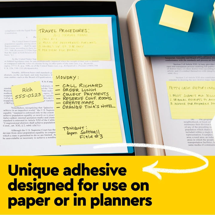 Original Notes, 3 x 3, Canary Yellow, 12 100-Sheet Pads/Pack 12 Pads 7,6 x 7,6 gelb, 12 Pads 7,6 x 7