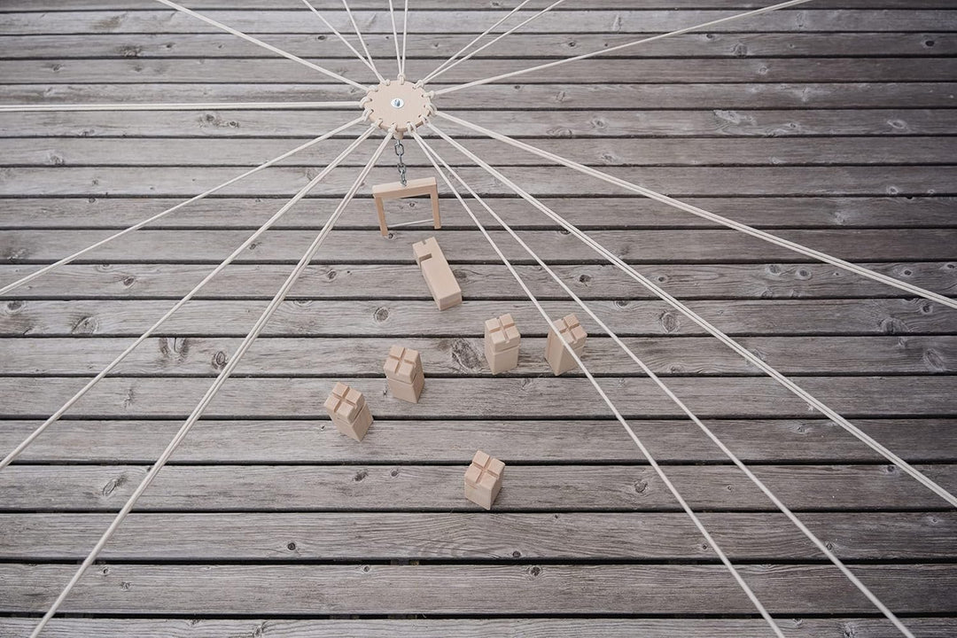 waelderspielzeug Fröbelturm - Teamspiel für Erwachsene und Kinder ab 8 Jahren - das Original aus hei