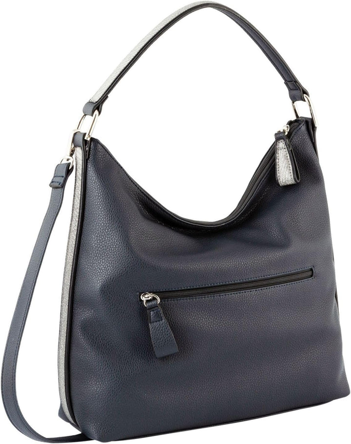 Gabor bags Anina Damen Hobo Bag Schultertasche Dark Blue, Dark Blue