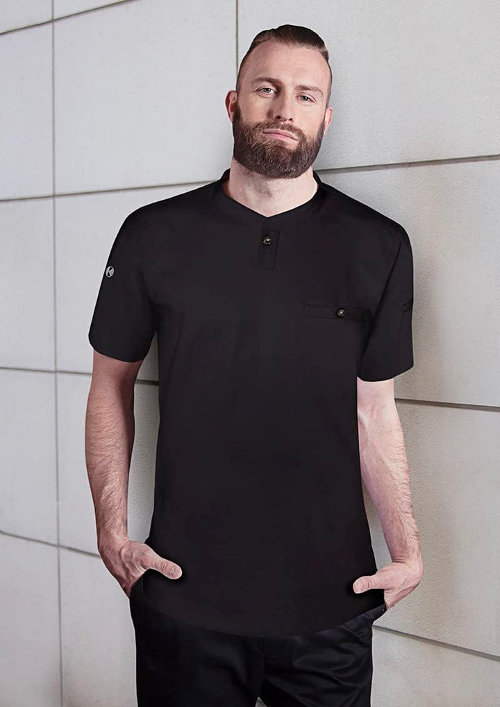 Karlowsky Herren Kurzarm Arbeitsshirt Performance 60% Baumwolle/40% Polyester 5XL Schwarz, 5XL Schwa