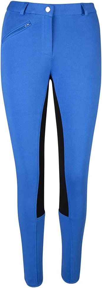 Pfiff 101197 Damen Reithose Vollbesatz Vollbesatzreithose 9 Farben alle Grössen 116 Mittelblau / Sch