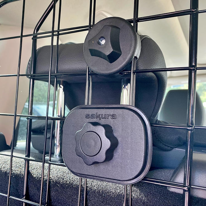 Sakura SUV Hundeschutzgitter für Autos SS5453 – einfache Montage ohne Werkzeug – Befestigung an Kopf