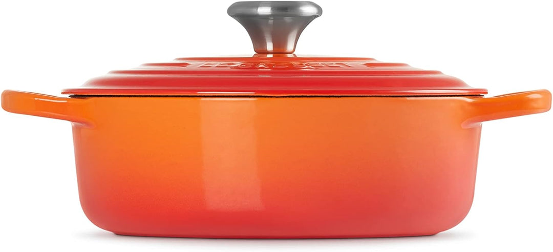 LE CREUSET 21179240902430 risotto pot, Gusseisen, 3.1 liters, Ofenrot 24 cm Ofenrot, 24 cm Ofenrot