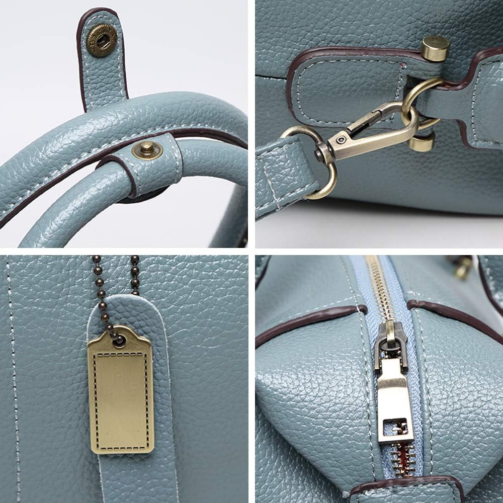 Coolives Damen Tasche Handtasche Henkeltasche aus PU-Leder Boston Umhängetasche Schultertasche Elega