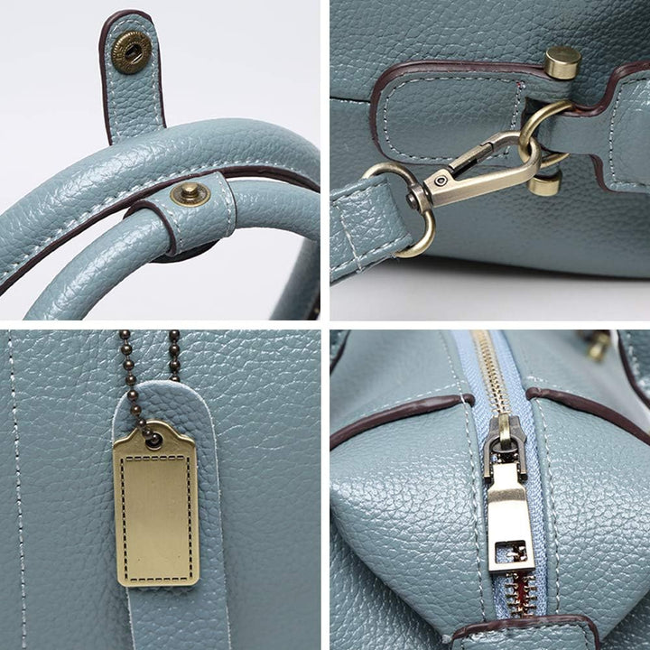Coolives Damen Tasche Handtasche Henkeltasche aus PU-Leder Boston Umhängetasche Schultertasche Elega