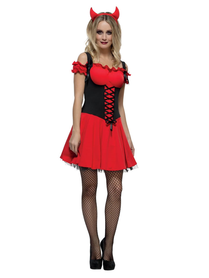 Fever Wicked Devil Costume (S) Grösse: 36-38, Grösse: 36-38