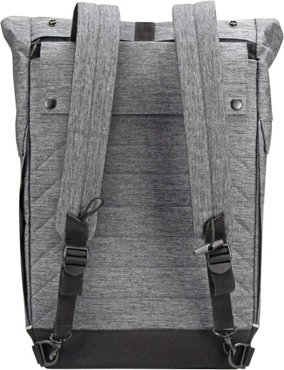 KlickFix 0278GR Freepack Switch Enkele Fietstas, Grey-Black, 18 Liter