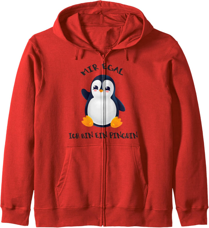 Mir Egal Ich Bin Ein Pinguin Kapuzenjacke