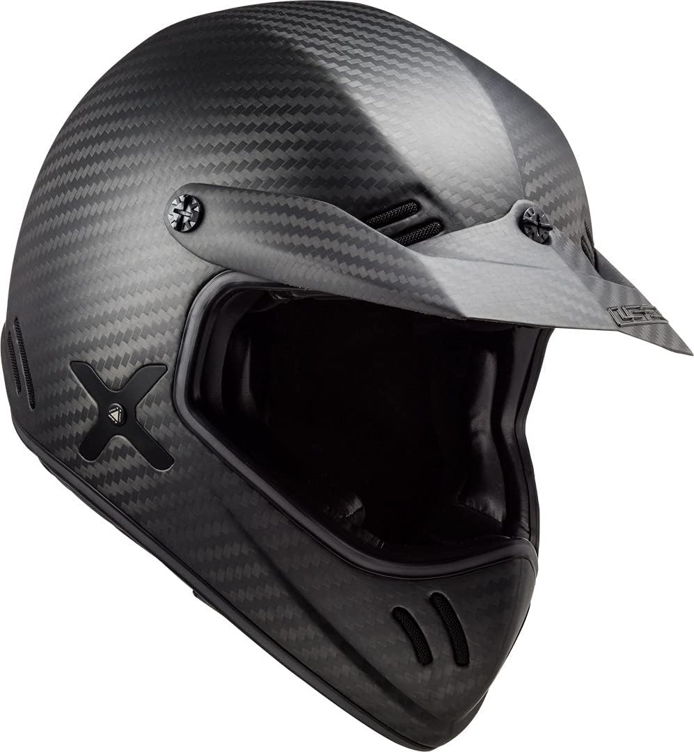 LS2 Unisex Xtra Motorradhelm S Kohlenstoffmatte, S Kohlenstoffmatte