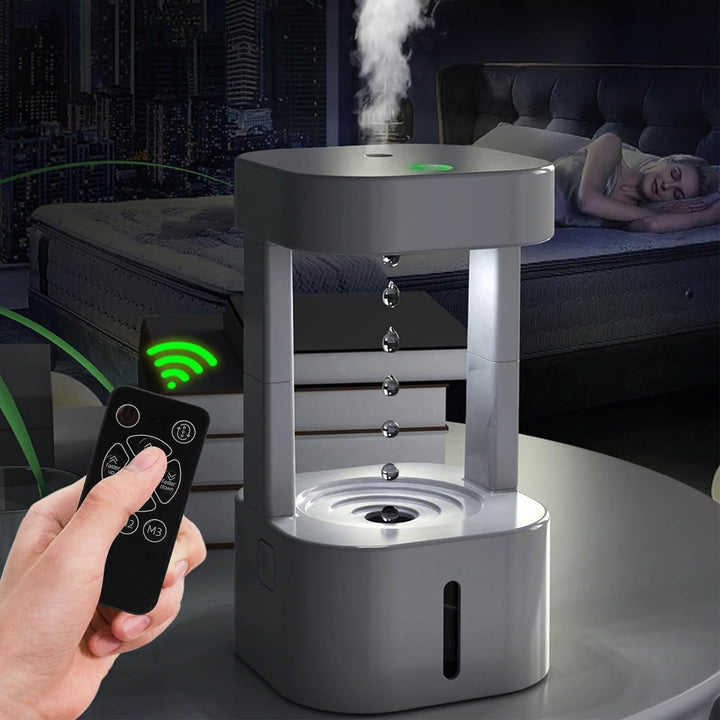 Tonysa 580 Ml Anti-Schwerkraft-Wassertropfen-Luftbefeuchter, Kühlnebel-Luftbefeuchter mit LED-Leucht