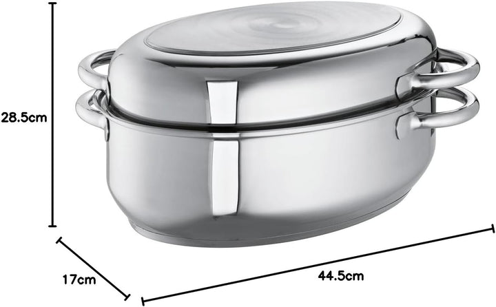 Schulte-Ufer 6789-38 Multi-Bräter, 38 cm, 9,00 l, Edelstahl, 9,00 l