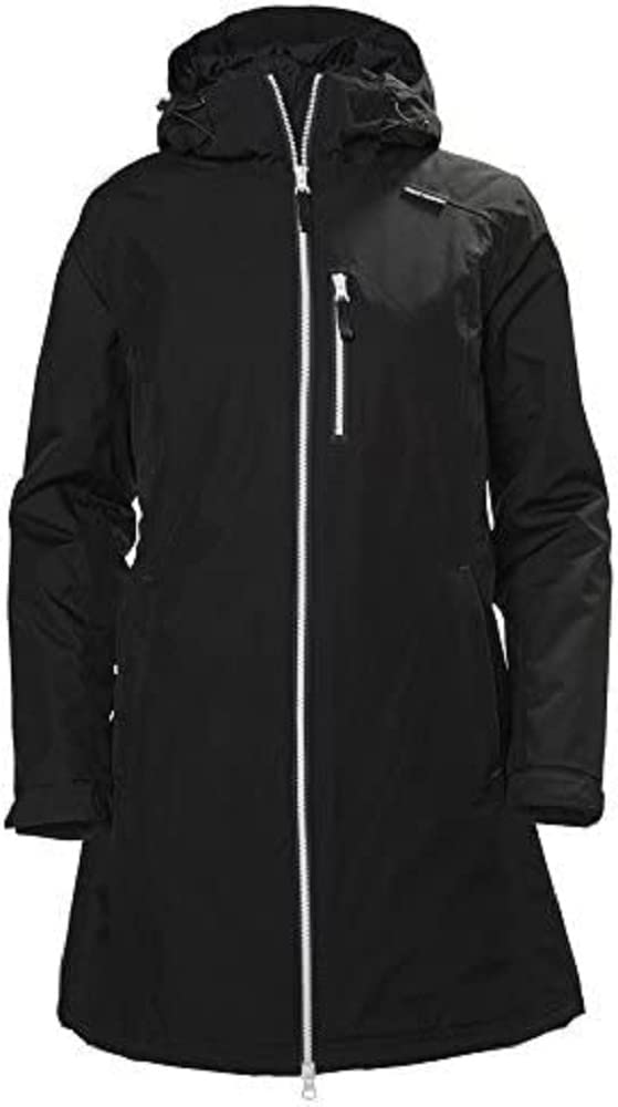 Helly Hansen Damen Jacke W Long Belfast Jacket XS Schwarz, XS Schwarz
