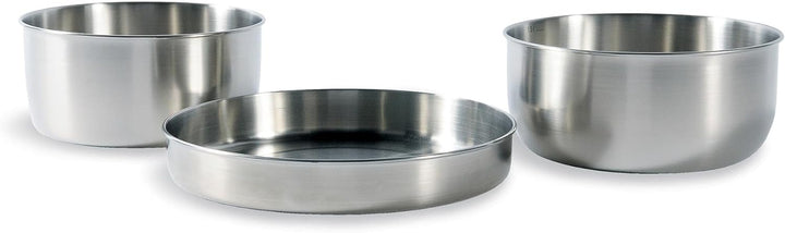 Tatonka Multi Pot Set (3-teilig) - Camping-Kochgeschirr aus Edelstahl - Bestehend aus einer Pfanne u