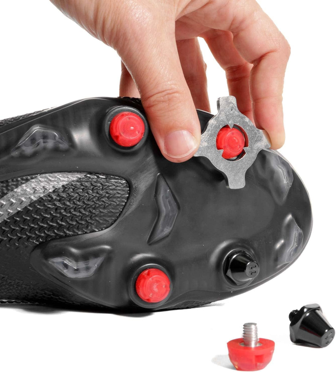 STUDIAMONDS Gummistollen für Fussballschuhe - 12X Fussballstollen Standardgewinde mit 2X Stollenschl