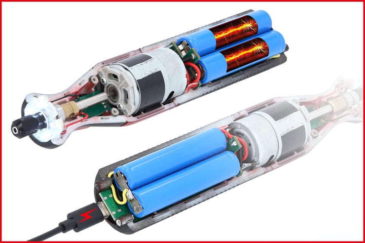 KS Tools 515.3990 eMONSTER Akku-Multifunktionswerkzeug-Satz mit 50 Zubehörteilen