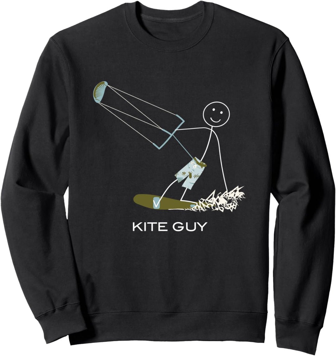 Lustige Herren Kiteboarding, Boy Kitesurfer Geschenk Sweatshirt