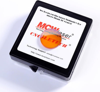 MCWlaser 18mm PVD ZnSe CO2 Laser Fokuslinse Lens für CO2 10600nm 10,6um Lasergravierer/Fräser Durchm