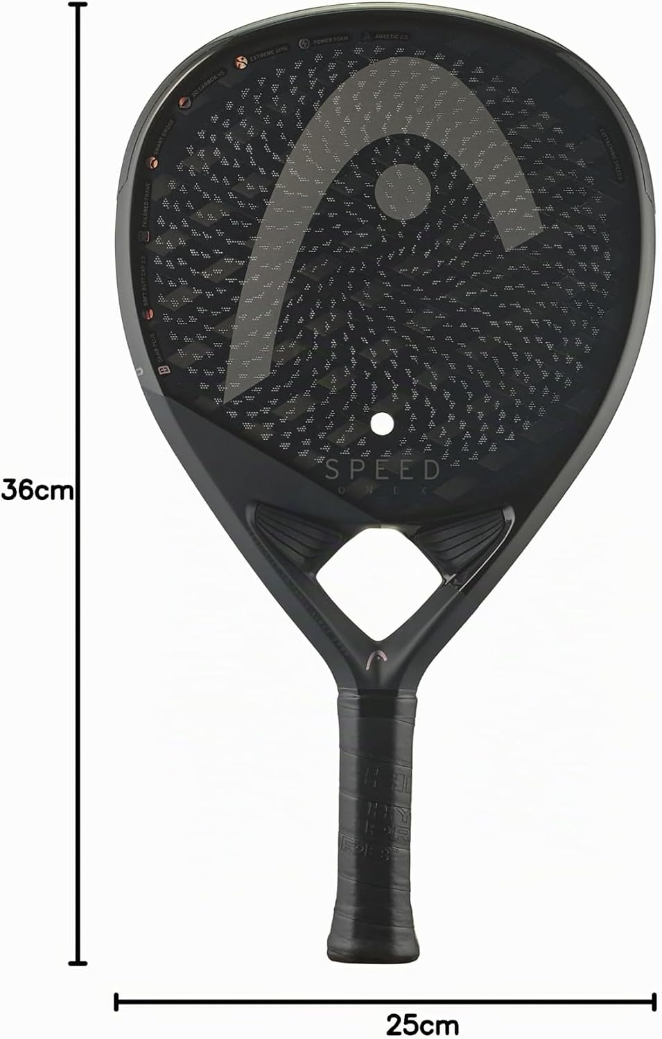 HEAD Speed Padel-Schläger, Paddel-Serie (Pro, Pro X, Motion, Elite, ONE, ONE X, Team), Speed One X_2