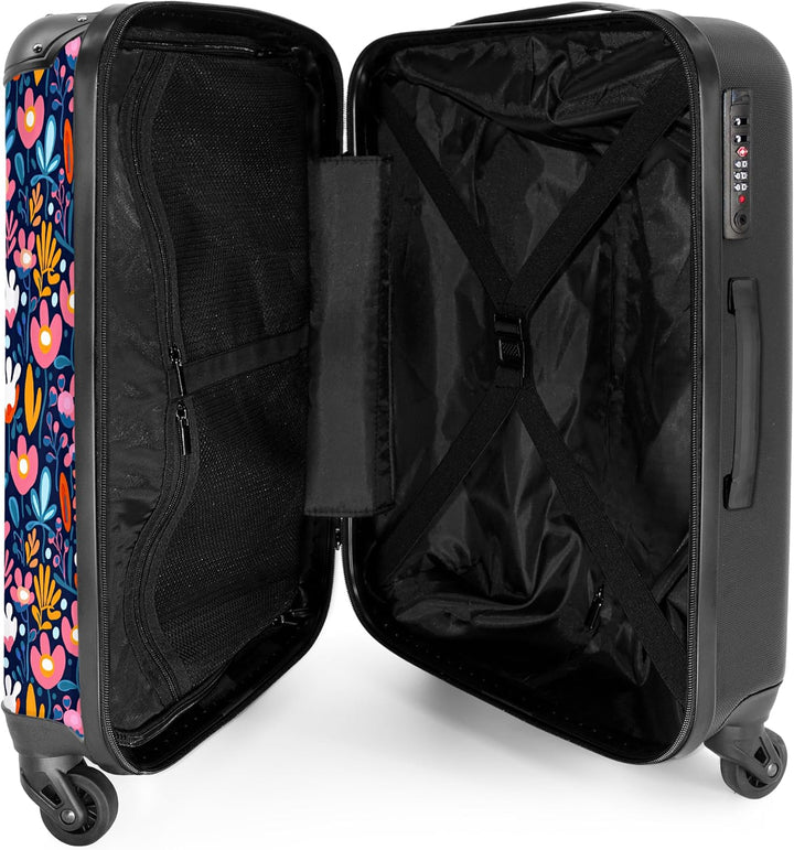 NoBoringSuitcases.com® Handgepäck, Hartschalenkoffer mit TSA Schloss, Trolley, Reisekoffer, Carry on