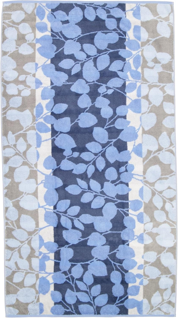 CAWÖ Home Handtücher Noblesse Harmony Floral 1086 Sky - 17 Duschtuch 80x160 cm, Duschtuch 80x160 cm