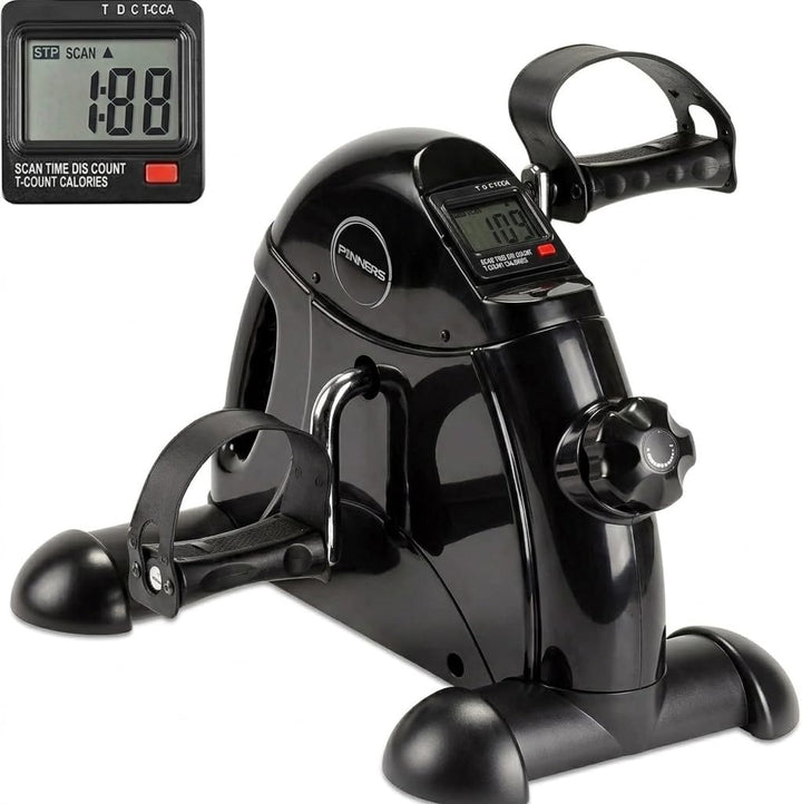 Statische Pedale, Mini-Heimtrainer, Heimtrainingsgerät, Seniorenpedale für ältere Menschen, mit LCD-