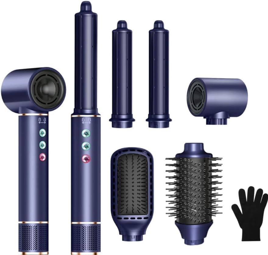 Airstyler 5 in 1, Haarstyler mit 320 Millions lonic Hairstyler Set, 20m/s Luftstrom, 110,000 RPM Haa