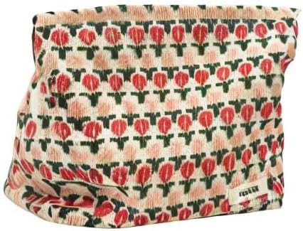 Make-up-Tasche für Damen, Cord-Kosmetiktasche, ästhetisches Design, Damen-Tragetasche, Federmäppchen